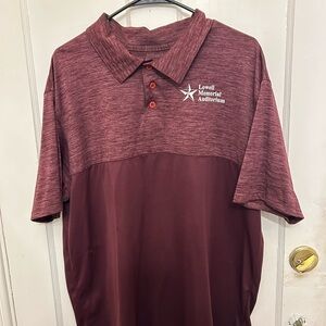 Augusta Sportswear Maroon Polo Shirt - Lowell Memorial Auditorium (Lowell, Ma)